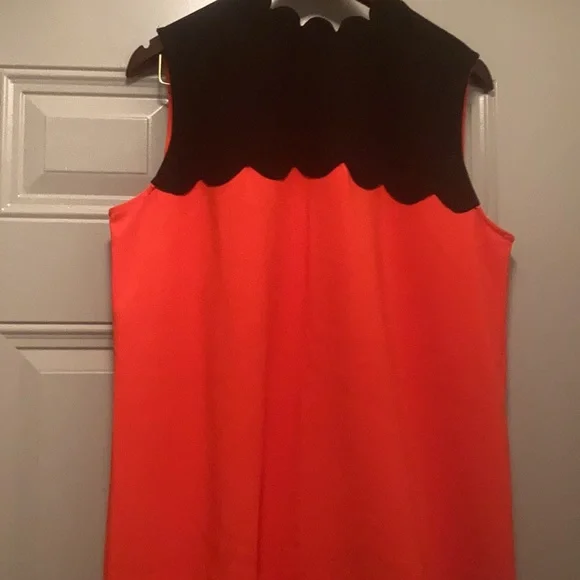 Victoria Beckham for Target Black and Orange Dress| Sz L - Picture 4 of 13